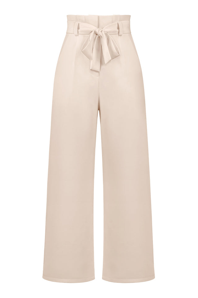 All-Matching Belted Wide-Leg Trouser | Dress In Beauty