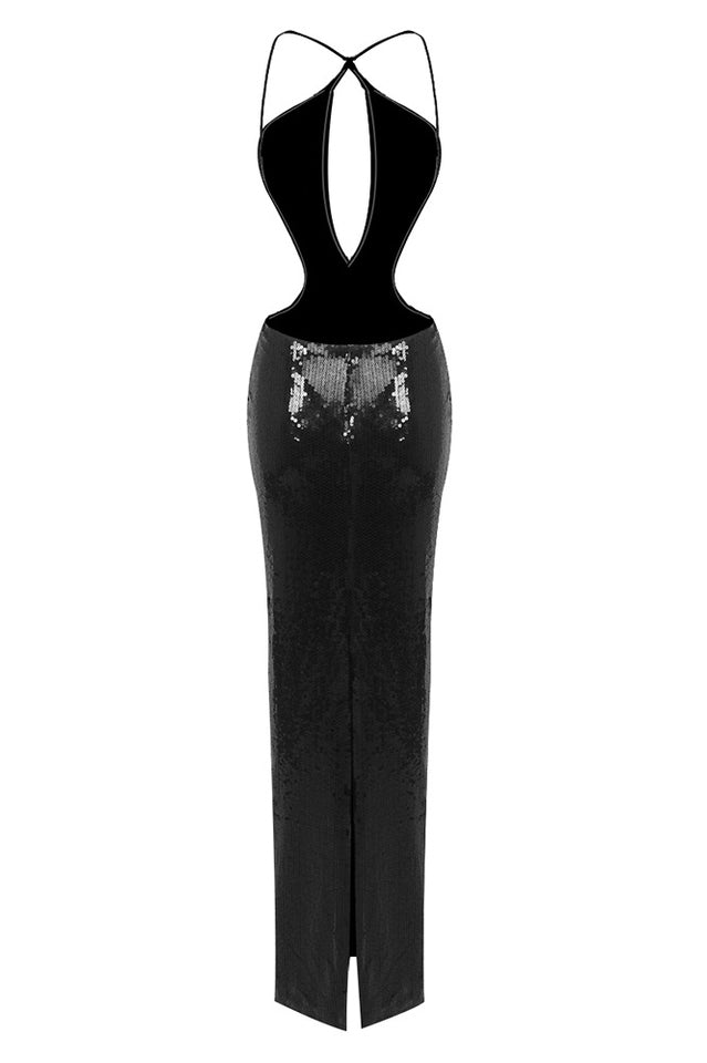 Darcy Backless Cutout Sequin Dress | Dress In Beauty