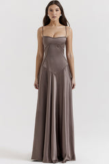 Anabella Black Lace Up Maxi Dress | Dress In Beauty