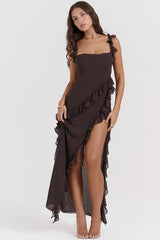 Ariel Cherry Pleated Maxi Dress | Dress In Beauty