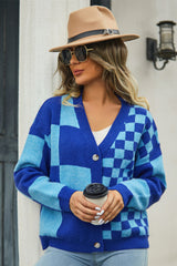 Drop Shoulder V-Neck Cardigan | Dress In Beauty