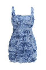 Fryni 3D Floral Mini Dress | Dress In Beauty