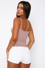 Solid Square Neck Top | Dress In Beauty