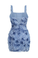 Fryni 3D Floral Mini Dress | Dress In Beauty