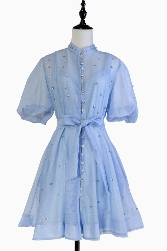 Caroline Floral Print Mini Dress | Dress In Beauty