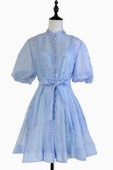 Caroline Floral Print Mini Dress | Dress In Beauty