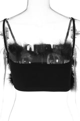 Spaghetti Strap Crop Cami Top