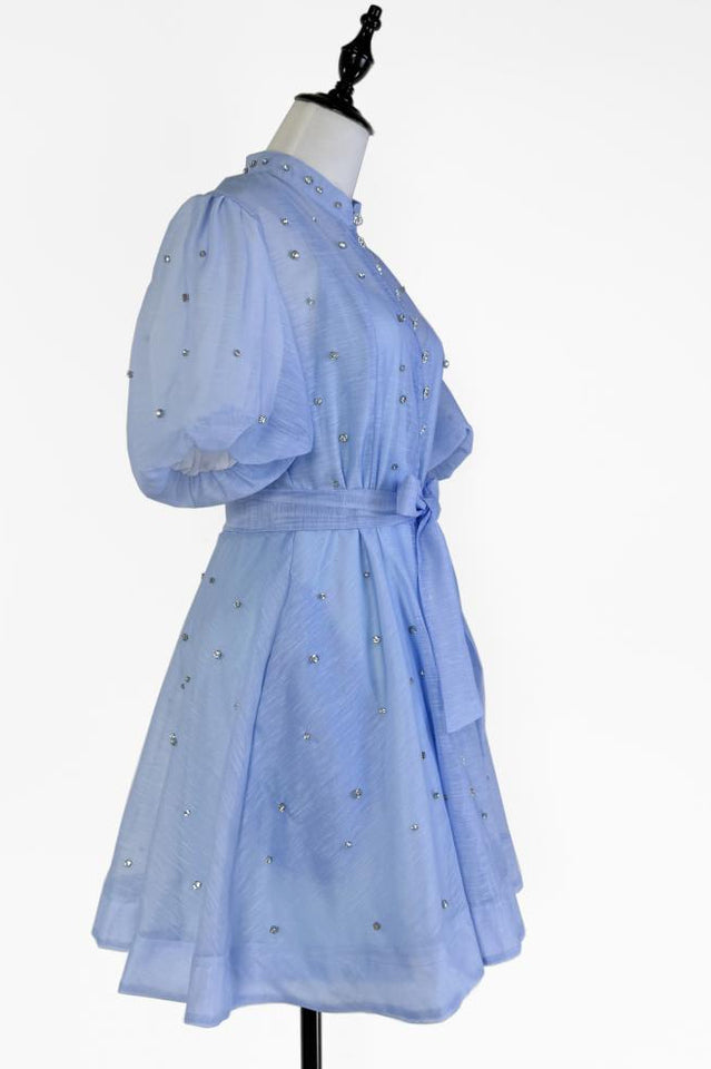 Caroline Floral Print Mini Dress | Dress In Beauty