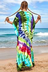 Tropical Pattern Kimono Blouse ( 29 Colors ) | Dress In Beauty