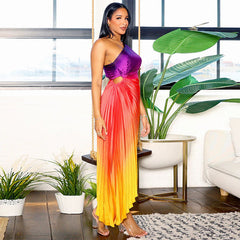 Amanda Pleated Cut-out Midi Dress | Dress In Beauty