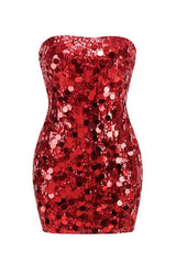 Stergiani Sequin Strapless Mini Dress | Dress In Beauty