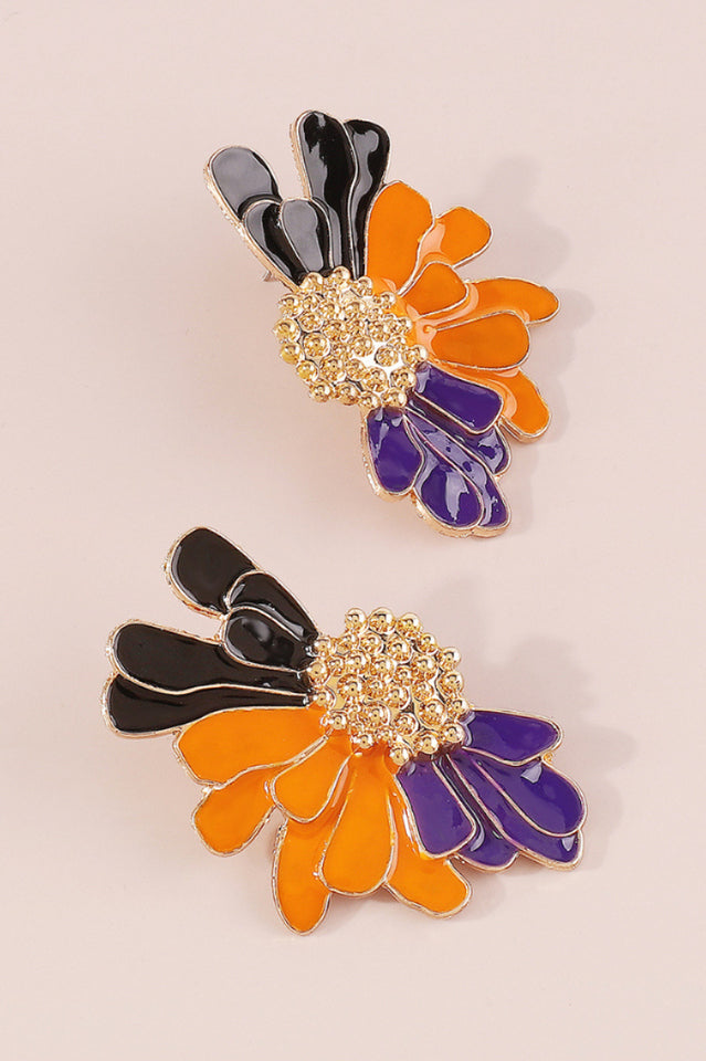 Sibyl Demi Flower Earrings | Dress In Beauty