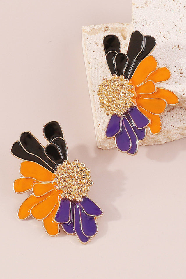 Sibyl Demi Flower Earrings | Dress In Beauty