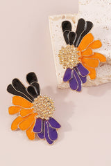 Sibyl Demi Flower Earrings | Dress In Beauty