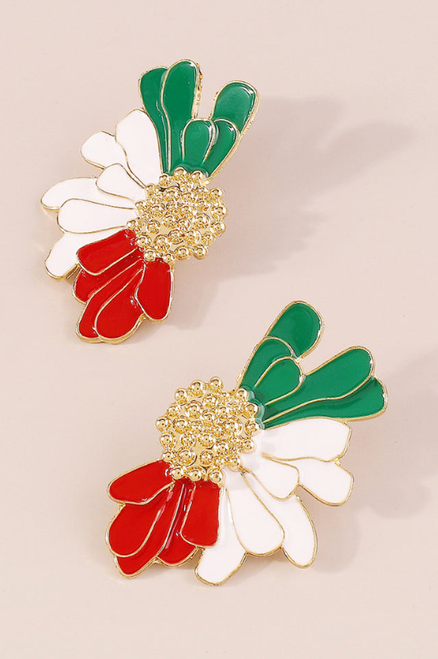 Sibyl Demi Flower Earrings | Dress In Beauty