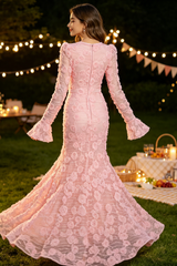 Grace 3D Rose Mermaid Maxi Dress | Dress In Beauty