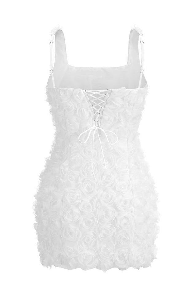 Fryni 3D Floral Mini Dress | Dress In Beauty