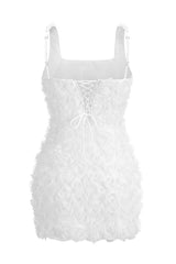 Fryni 3D Floral Mini Dress | Dress In Beauty