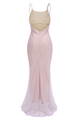 Ariarl Ruched Purple Sequins Maxi Dress | Dress In Beauty