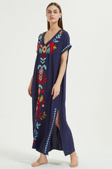 Boho Print Slit Dress | Dress In Beauty