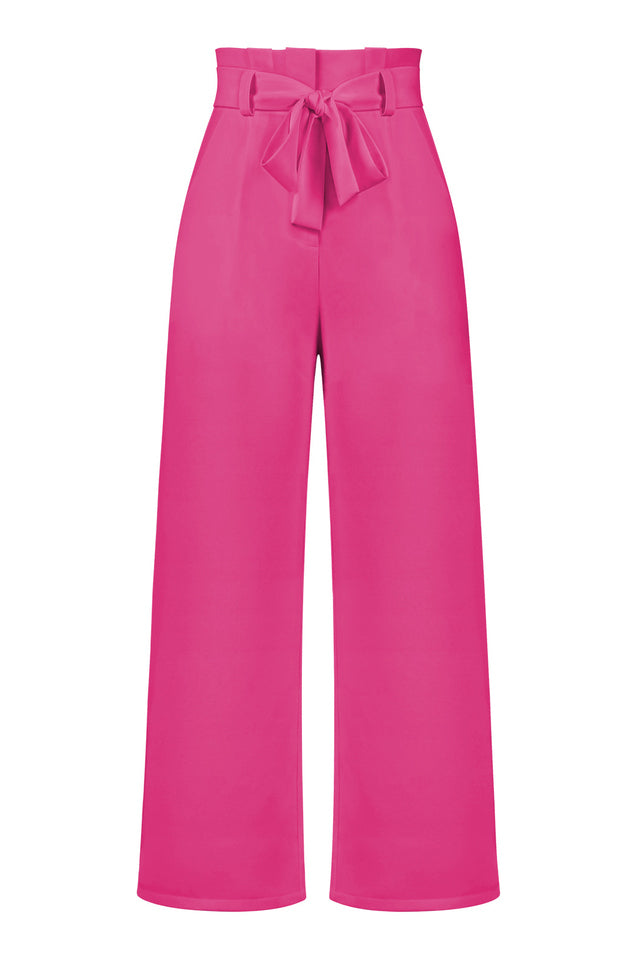 All-Matching Belted Wide-Leg Trouser | Dress In Beauty