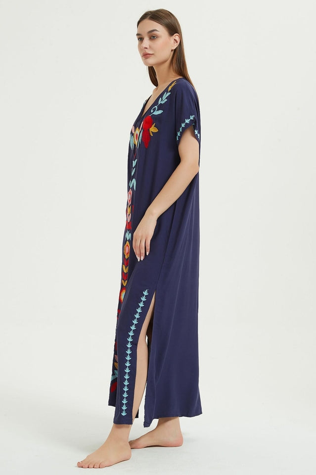 Boho Print Slit Dress | Dress In Beauty