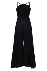 Jessica Flower Applique Pleated Jumpsuit | Dress In Beauty