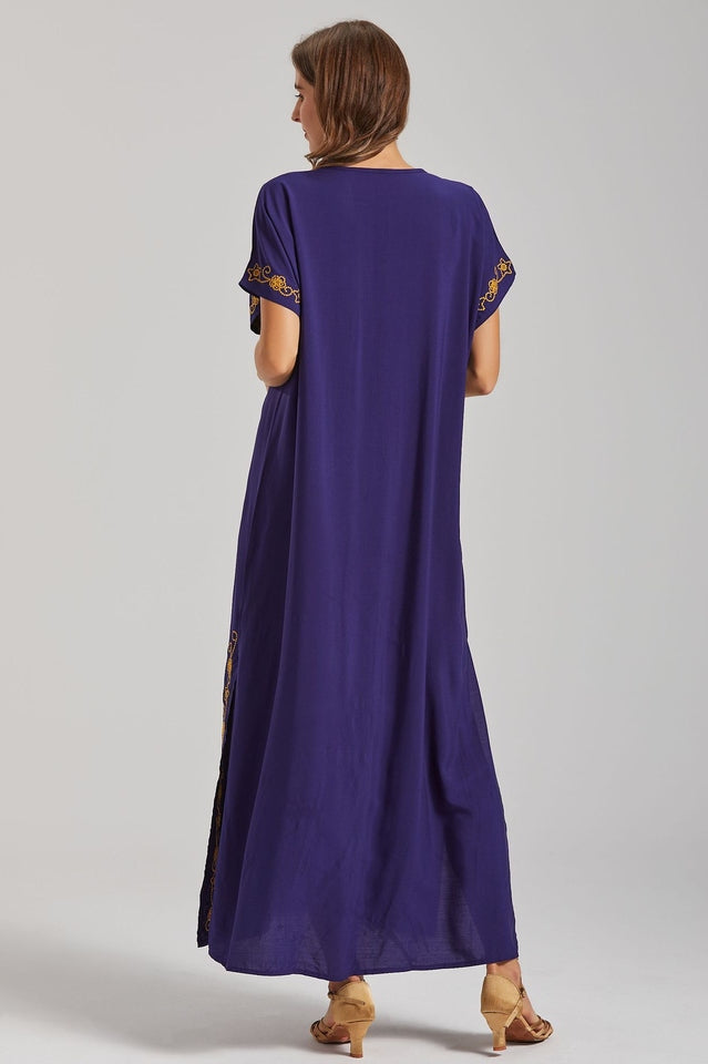Boho Print Slit Dress | Dress In Beauty
