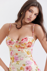 Josefina Ivory Floral Maxi Dress | Dress In Beauty
