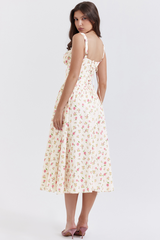 Tatiana Rose Print Midi Sundress | Dress In Beauty