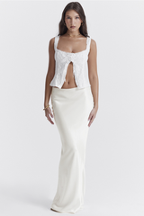 Juana White Broderie Anglaise Top | Dress In Beauty