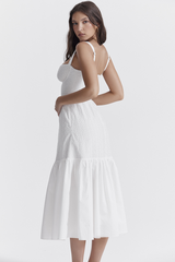 Elia White Broderie Anglaise Midi Dress | Dress In Beauty