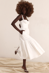Elia White Broderie Anglaise Midi Dress | Dress In Beauty