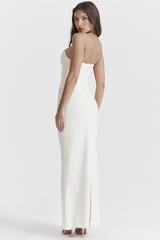 Tamara Ivory Strapless Corset Dress | Dress In Beauty
