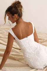 Odessa White Embroidered Mini Dress | Dress In Beauty
