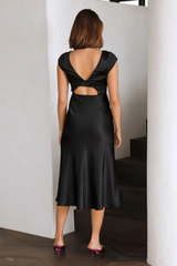 Get In Formation Satin Midi Dress | Dress In Beauty