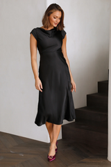 Get In Formation Satin Midi Dress | Dress In Beauty