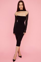Milarose Mesh Tunic Midi Dress | Dress In Beauty