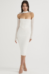 Milarose Mesh Tunic Midi Dress | Dress In Beauty