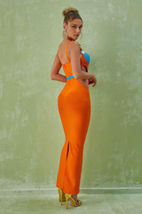 Strappy Metal Trim Cut Out Maxi Dress | Dress In Beauty