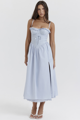 Jaime Broderie Anglais Midi Sundress | Dress In Beauty