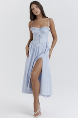 Jaime Broderie Anglais Midi Sundress | Dress In Beauty