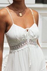 Boho Sling Lace Panel Maxi Dress | Dress In Beauty