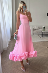 Flounce Bustier Midi Dress | Dress In Beauty