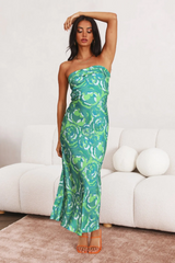 Kyra Satin Midi Dress | Dress In Beauty