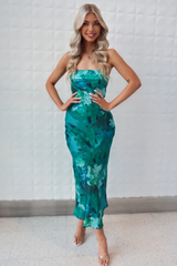 Kyra Satin Midi Dress | Dress In Beauty
