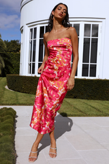 Kyra Satin Midi Dress | Dress In Beauty