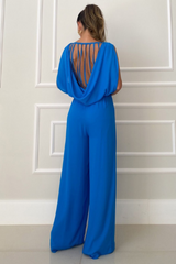 Palazzo Strapy Cut Detail Jumpsuit | Dress In Beauty
