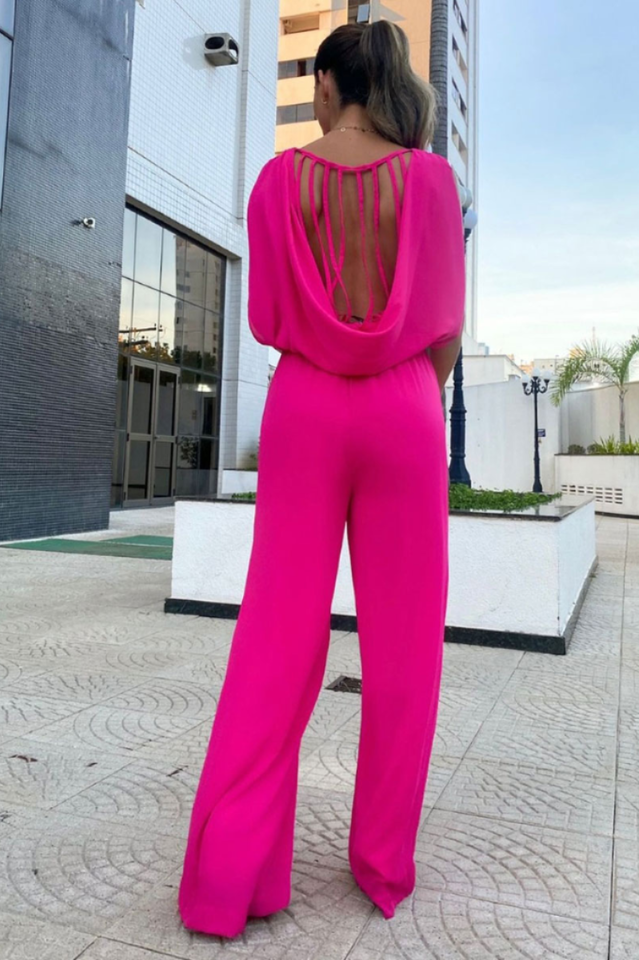 Palazzo Strapy Cut Detail Jumpsuit | Dress In Beauty