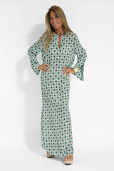 Geometric Maxi Dress | Dress In Beauty